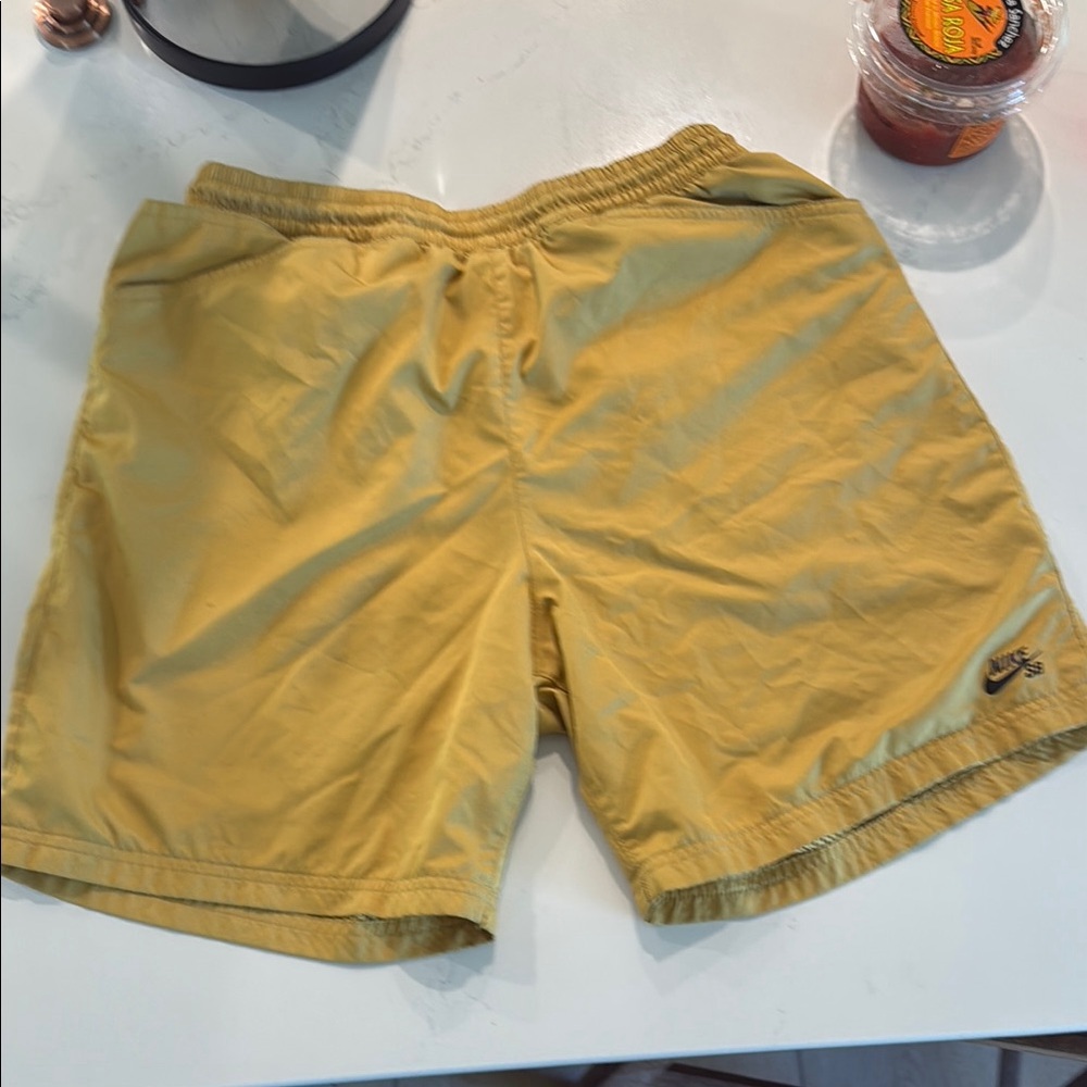 Nike Men’s Yellow Athletic Shorts